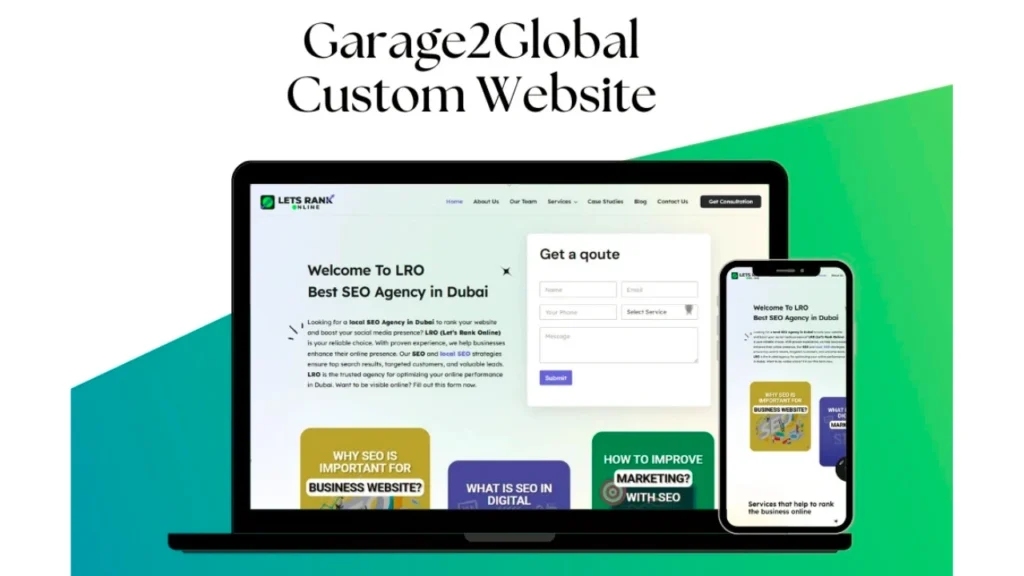 Mission Behind Garage2Global