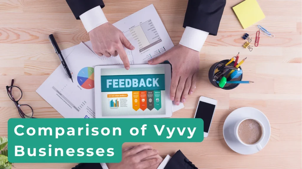 Comparison of Vyvy Businesses