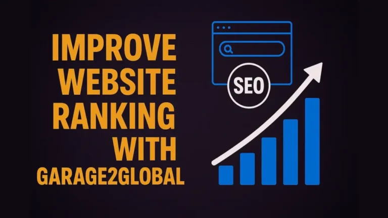 How does garage2global improve search engine rankings