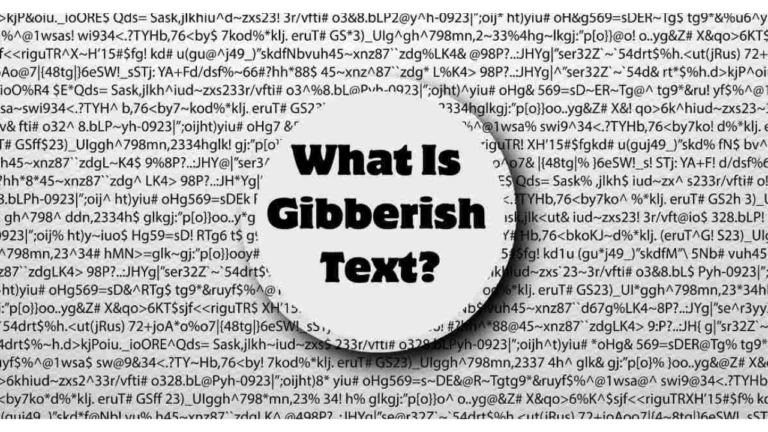 Gibberish Language